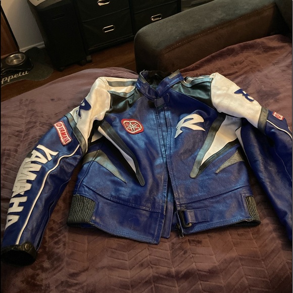 Yamaha Blue and White Jacket